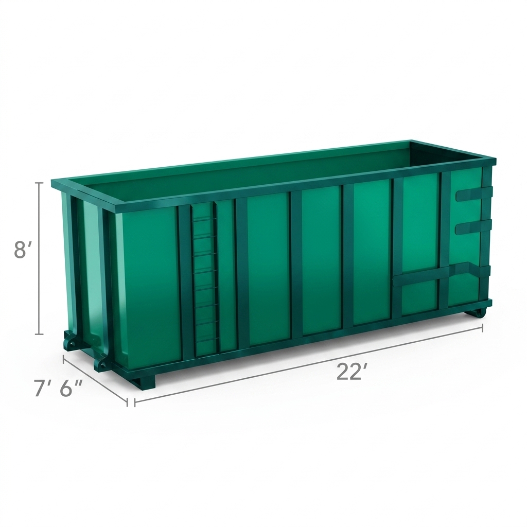 40 Yardas roll-off dumpster in El Portal